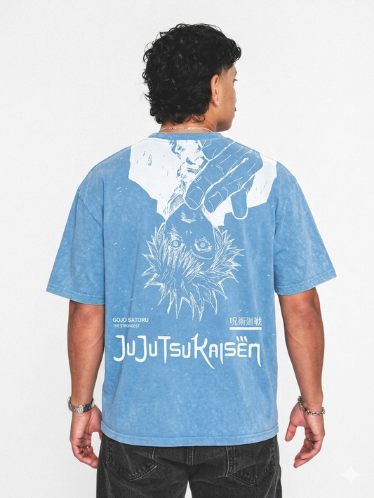GOJU SATURO Tshirt - blue ciel