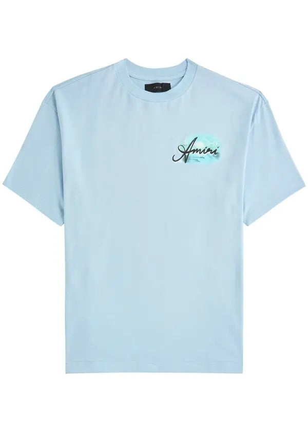 Amiri Paradise Tshirt - blue ciel