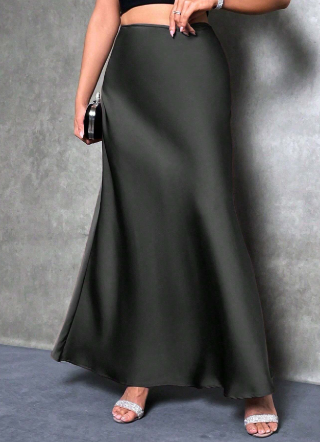 Jupes noir Satin