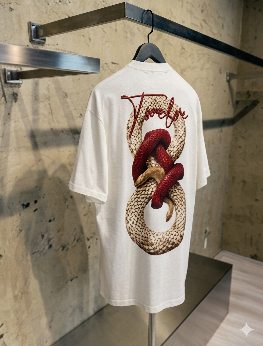 Tshirt SNACK Oversized Blanc