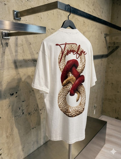 Tshirt SNACK Oversized Blanc