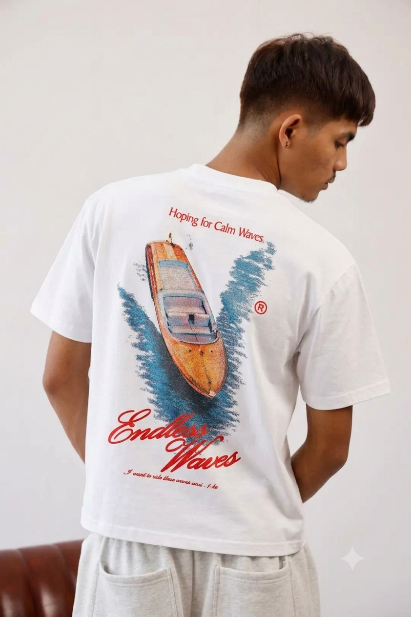 CALM WAVES   - BLANC