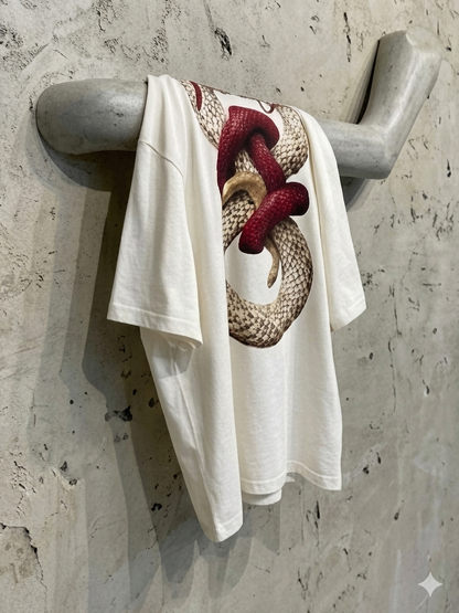 Tshirt SNACK Oversized Blanc