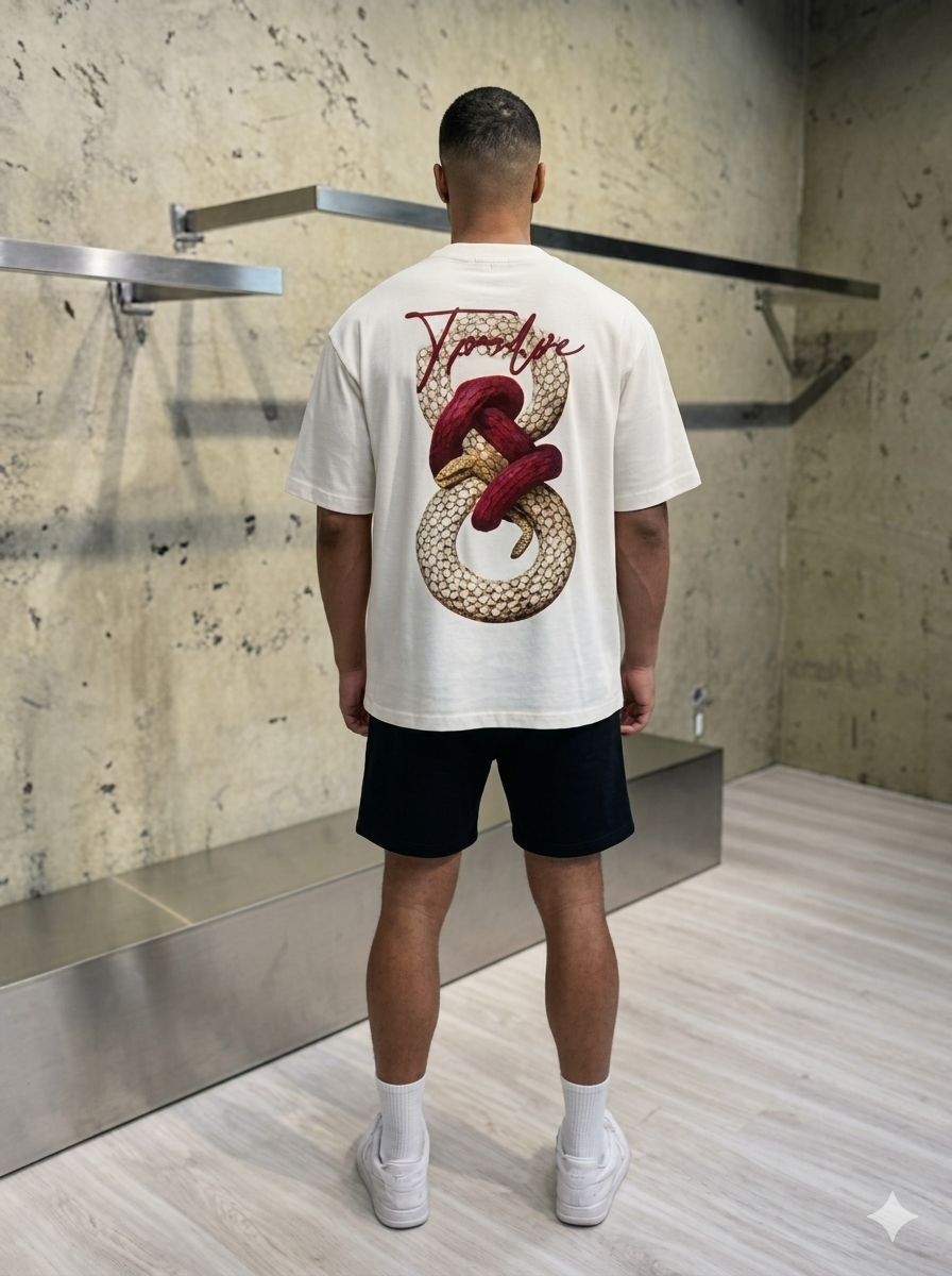 Tshirt SNACK Oversized Blanc