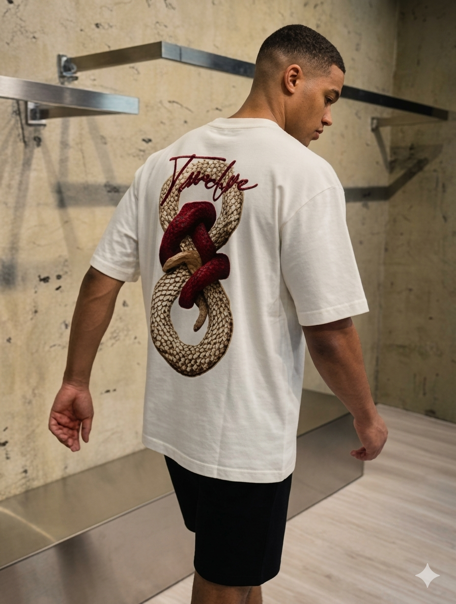 Tshirt SNACK Oversized Blanc
