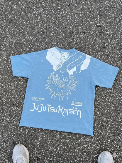 GOJU SATURO Tshirt - blue ciel